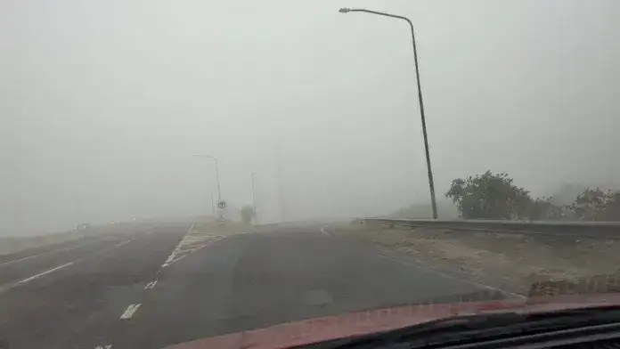 Bancos de niebla complican la circulación en rutas nacionales