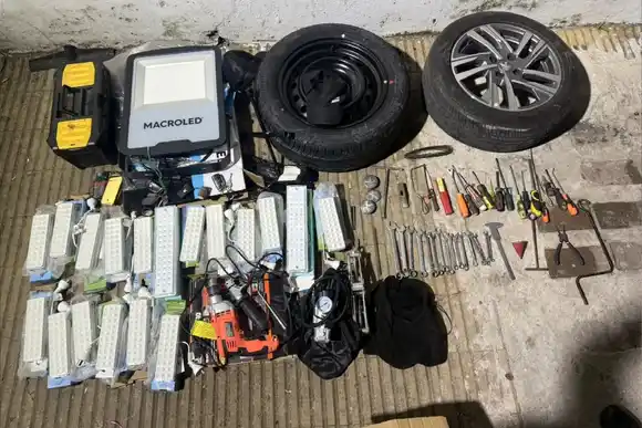 Persecución en zona norte: cayó un joven que robaba ruedas en la calle