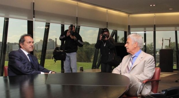 Scioli y De La Sota juntos en Córdoba: "Nunca vamos a tener disputas en lo personal"