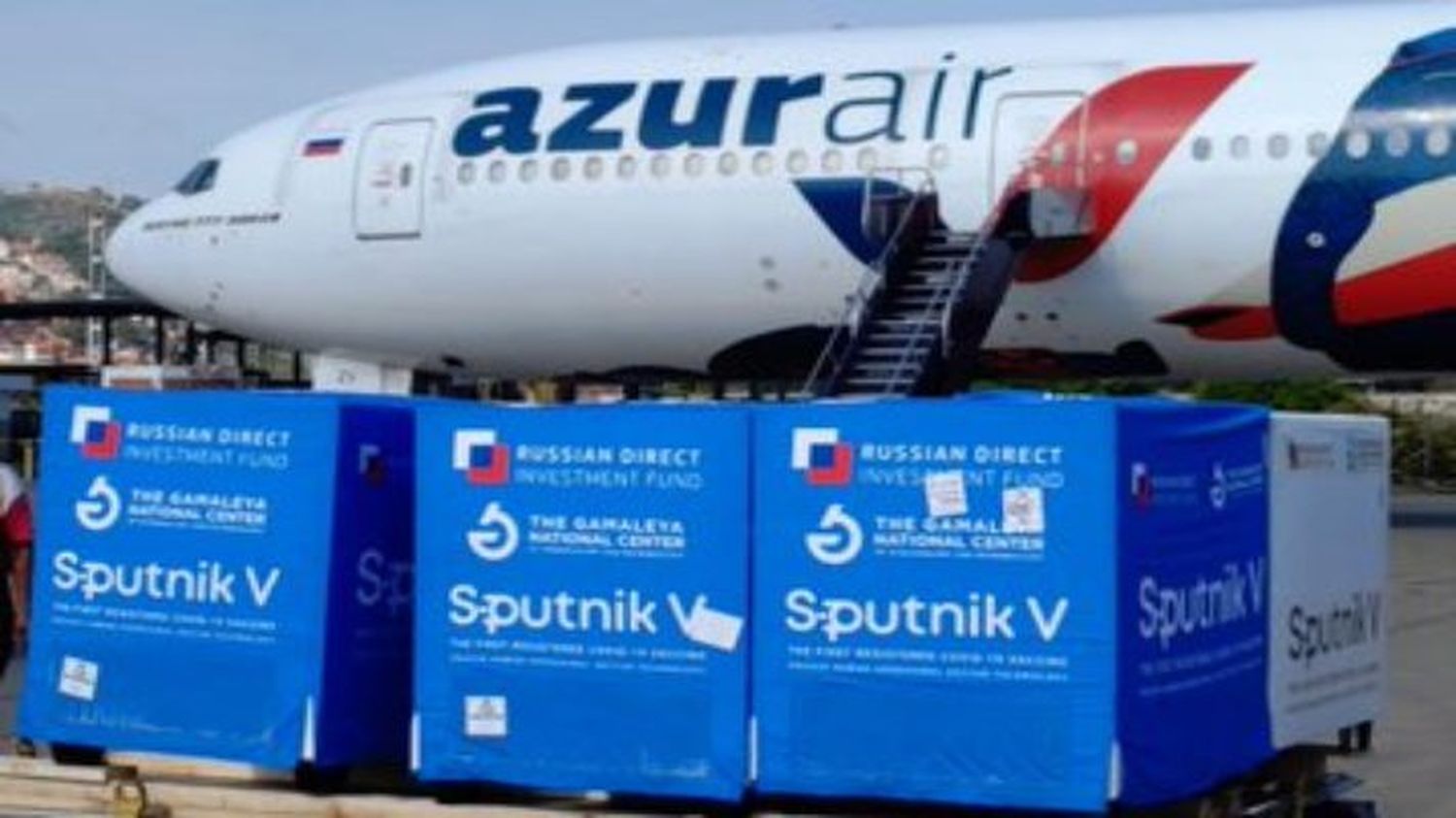 ¿LOGRARÁN LA META? Llega otro cargamento de vacunas rusas contra la COVID-19 a Venezuela