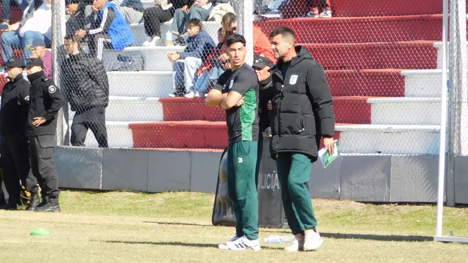 Cristian Álvarez y Sebastián Scolari
