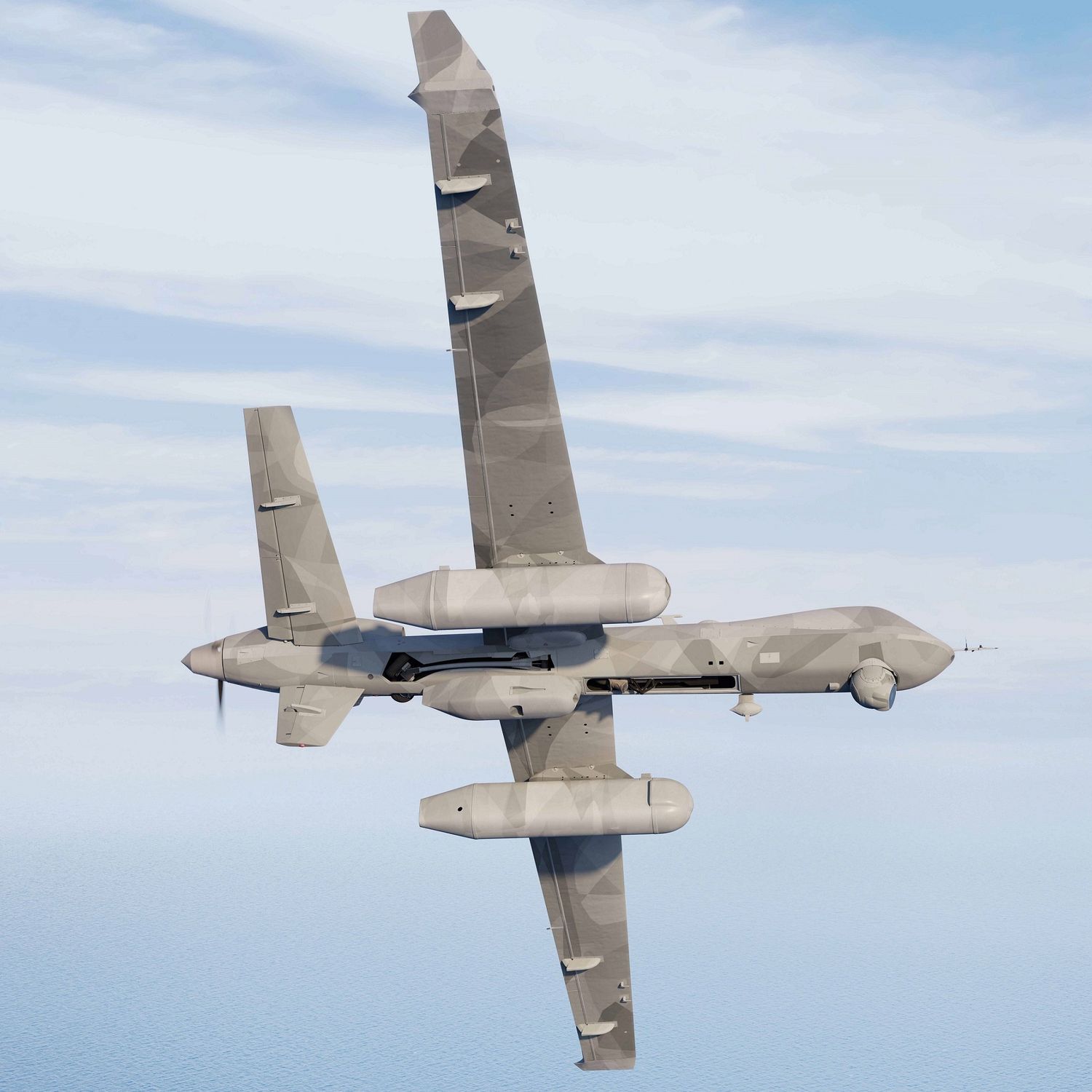 El dron MQ-9B SkyGuardian de GA-ASI sumará alerta temprana con radar AESA de Saab: primer vuelo previsto para 2026