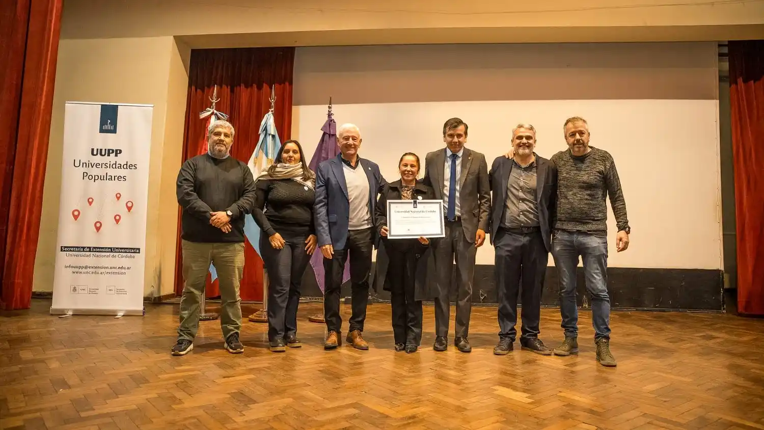 Silvia Bertotti, intendenta de El Tío recibió la distinción en la UNC