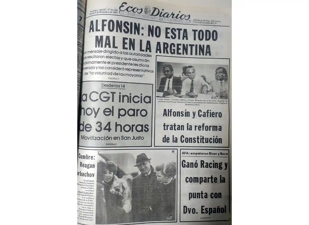 Martes 8 de diciembre de 1987