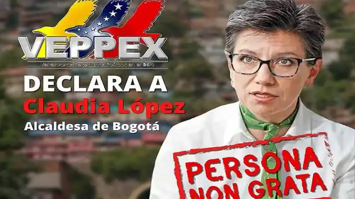 El exilio venezolano declara persona non grata a la alcaldesa de Bogotá
