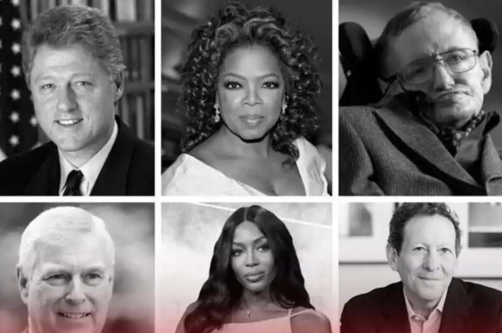 Nuevos documentos legales vinculan a varios famosos con el caso de Jeffrey Epstein