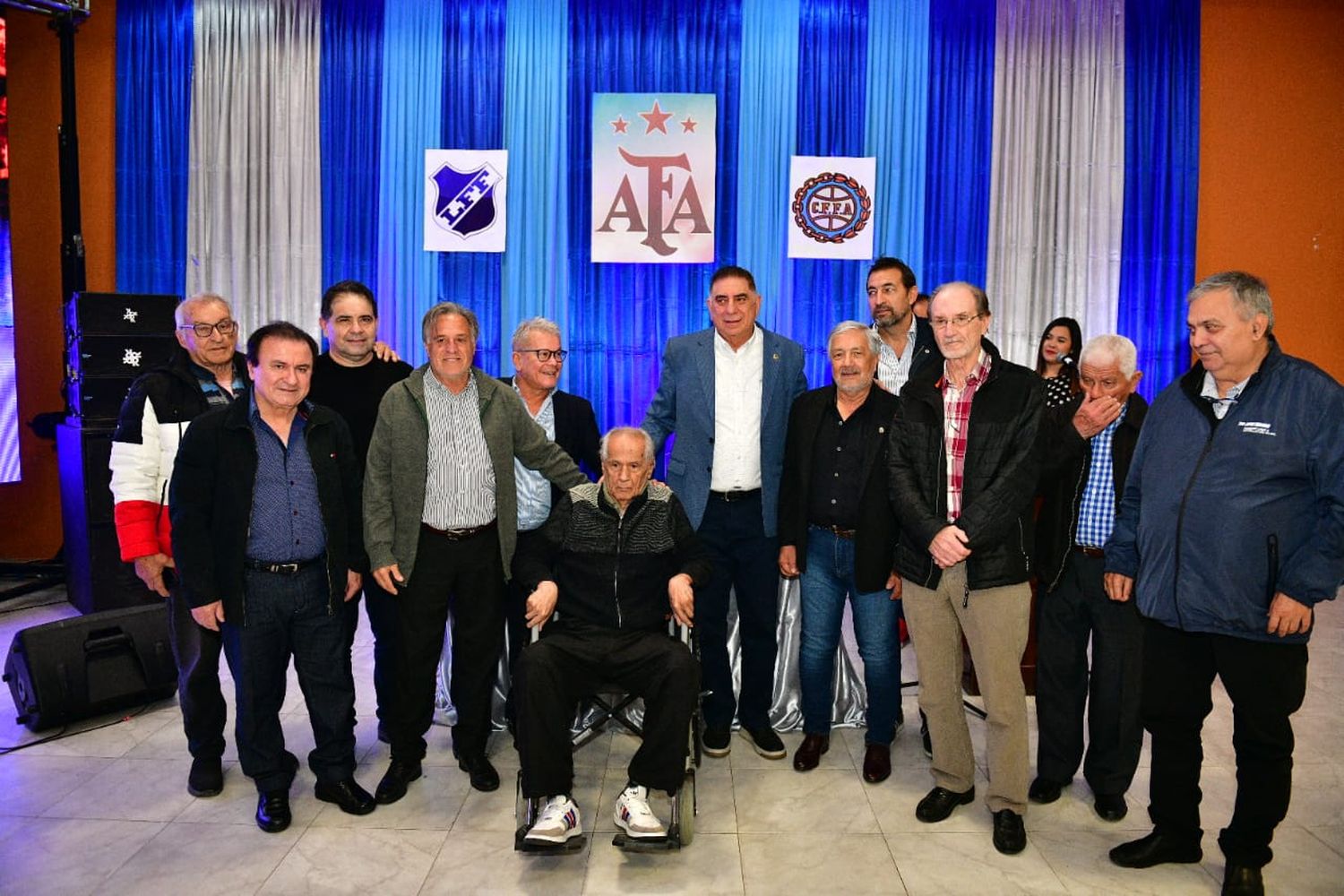 Jofré participó de la cena de celebración por el centenario de la Liga Formoseña de Fútbol