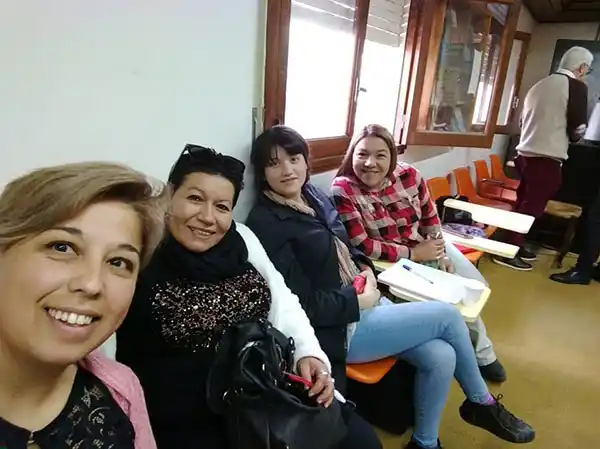 Personal de vacunación en una capacitación en Mar del Plata