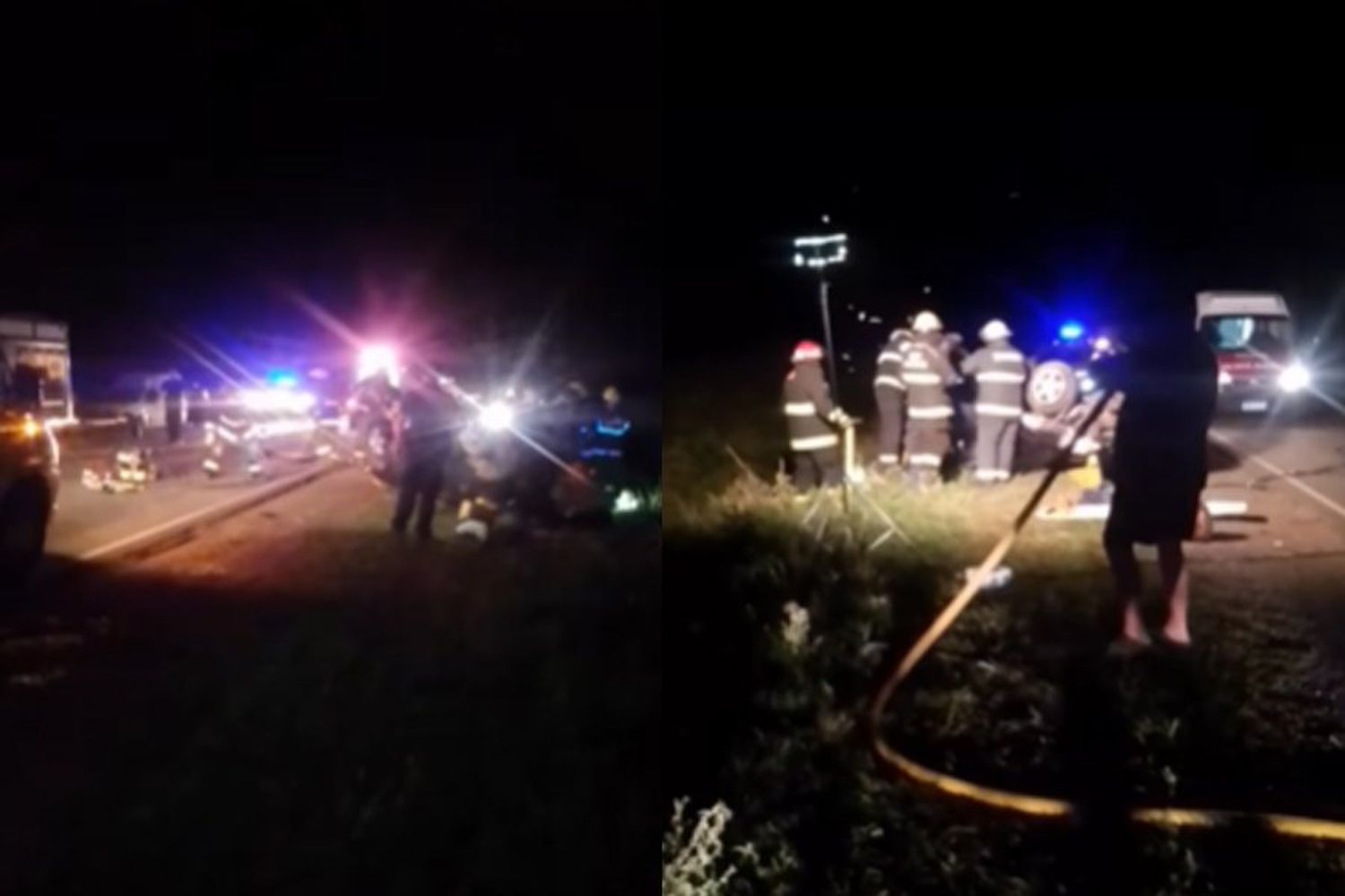 Un vehículo chocó en la región y una persona quedó atrapada