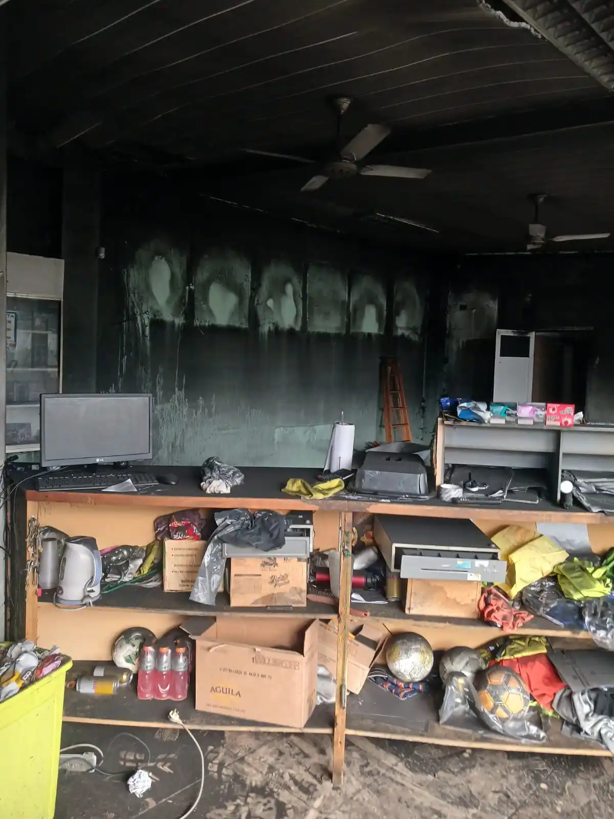 Importante incendio en la cantina del Club Talleres