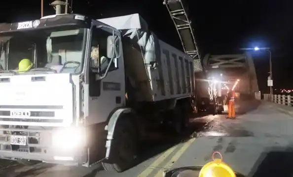 Se retoman los trabajos sobre el Puente Carretero