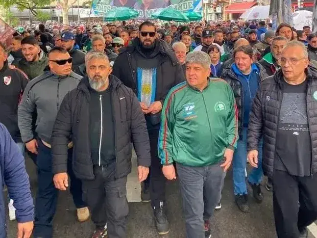 Profundizar el plan de lucha. Así lo reiteró Pablo Moyano, dirigente de camioneros
