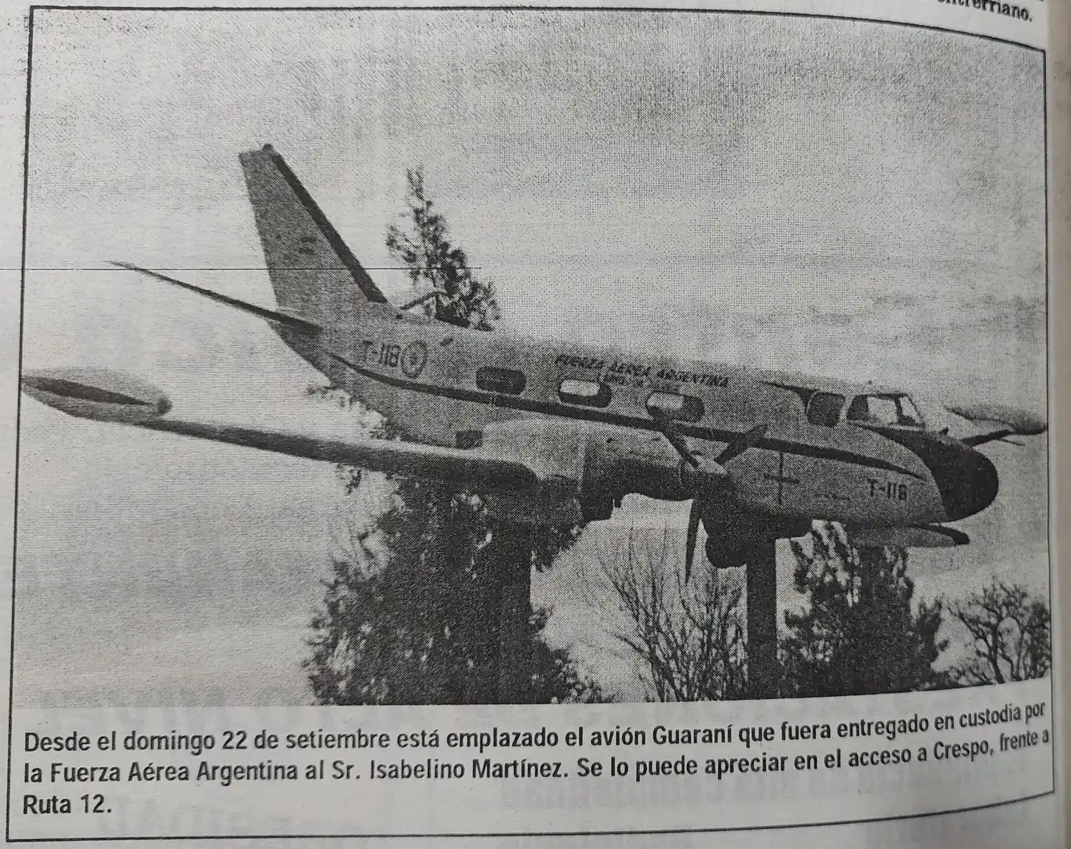 El futuro del avión Guaraní en debate: entre el valor histórico y el riesgo del olvido