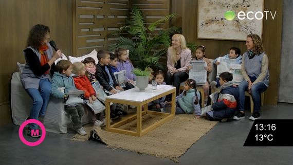 Alumnos del Jardín de Infantes 911 visitaron El Eco Multimedios