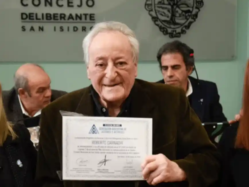 Roberto Carnaghi, una vida dedicada a la actuación desde sus orígenes en San Isidro