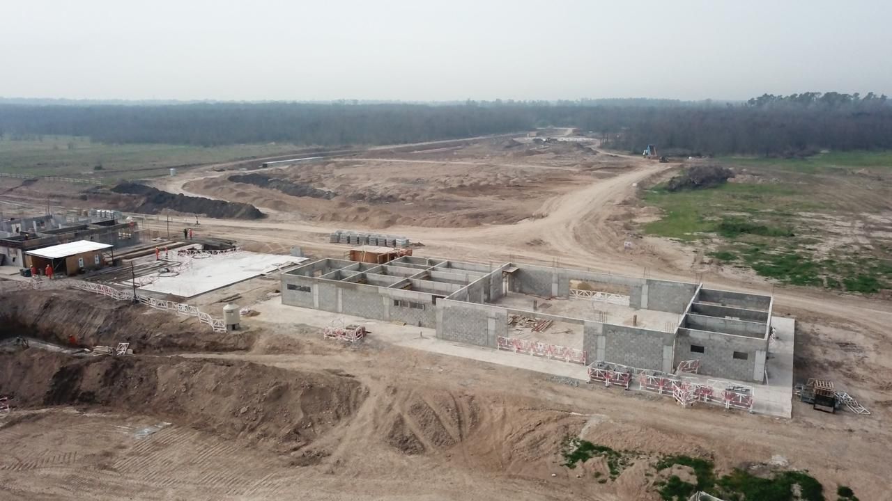 Construcción de la Planta Depuradora Laferrere