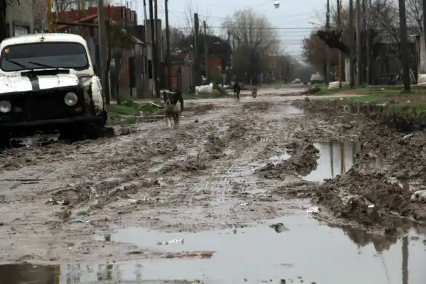 Fotos: Crítico estado de calles de tierra tras cinco días de lluvia