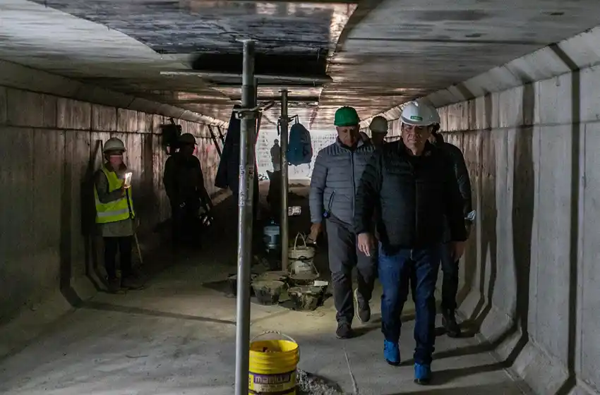 Avanza la obra del colector Marcos Sastre