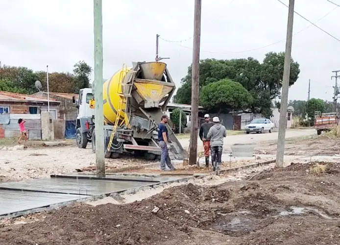 Avanza la obra en el barrio Los Malvones