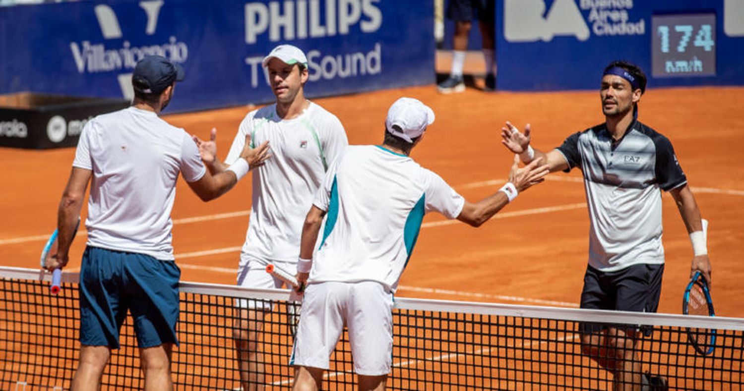 Zeballos y Fognini perdieron la final en el Argentina Open