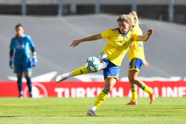 Clarisa Huber, delantera de Boca.