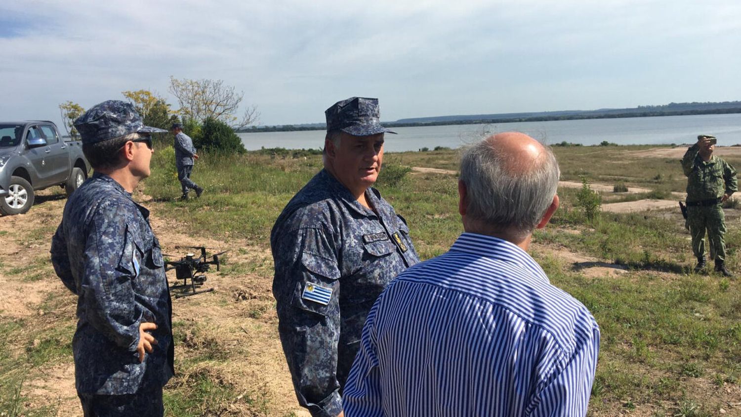 Lacalle Pou inauguró una base naval de la Armada en Fray Bentos