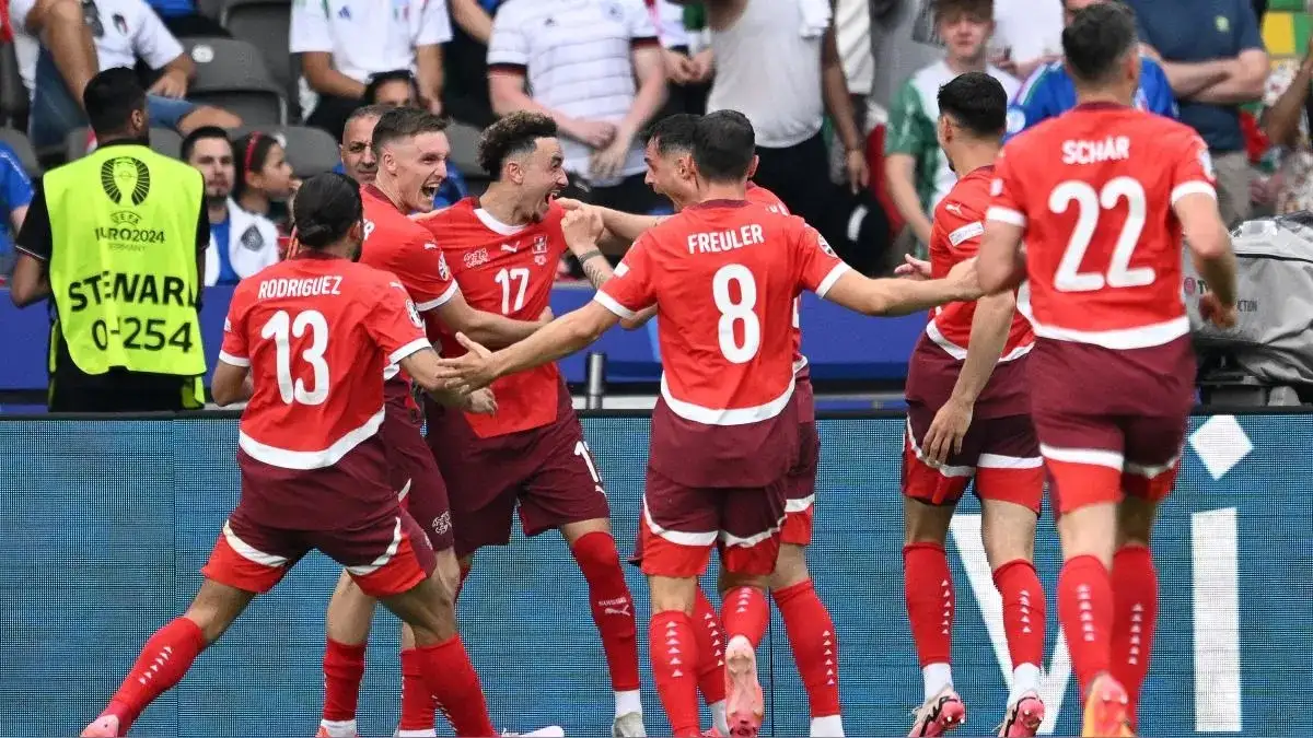 Suiza sorprendió y está en cuartos de la Euro