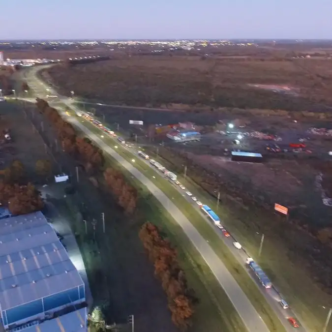 Así estuvo el miércoles el acceso a Gualeguaychú