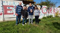 Castiñeira, invitado por la peña El Nuevo Gasómetro