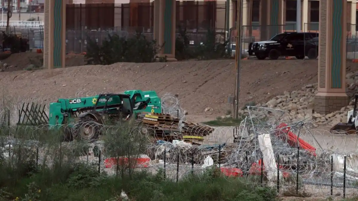 SUEÑOS ROTOS: comienzan a reforzar el muro fronterizo en Ciudad Juárez