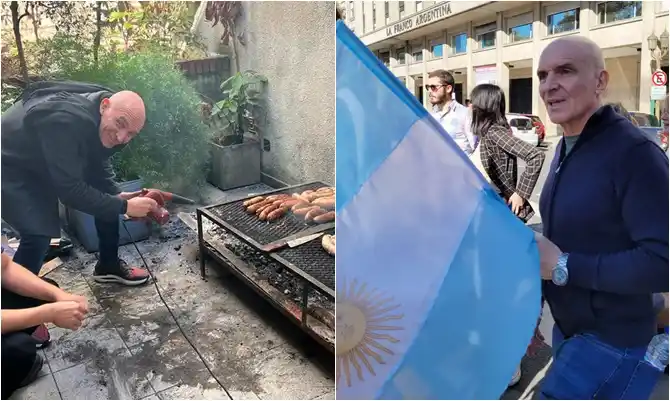 #23A Espert hizo previa con asado, se despachó contra los senadores oficialistas y fue a la marcha con López Murphy