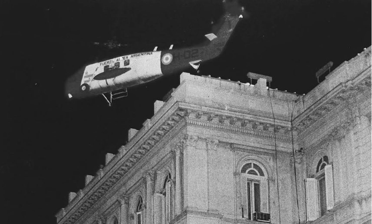 La historia del helicóptero que trasladó a Isabelita la noche del golpe de Estado