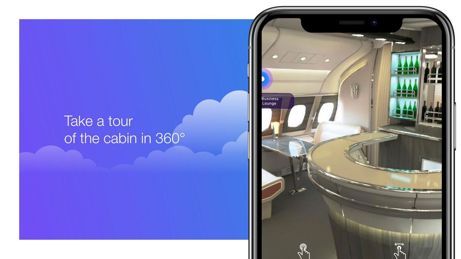 Airbus lanza una aplicación con realidad aumentada para reservar vuelos en A380