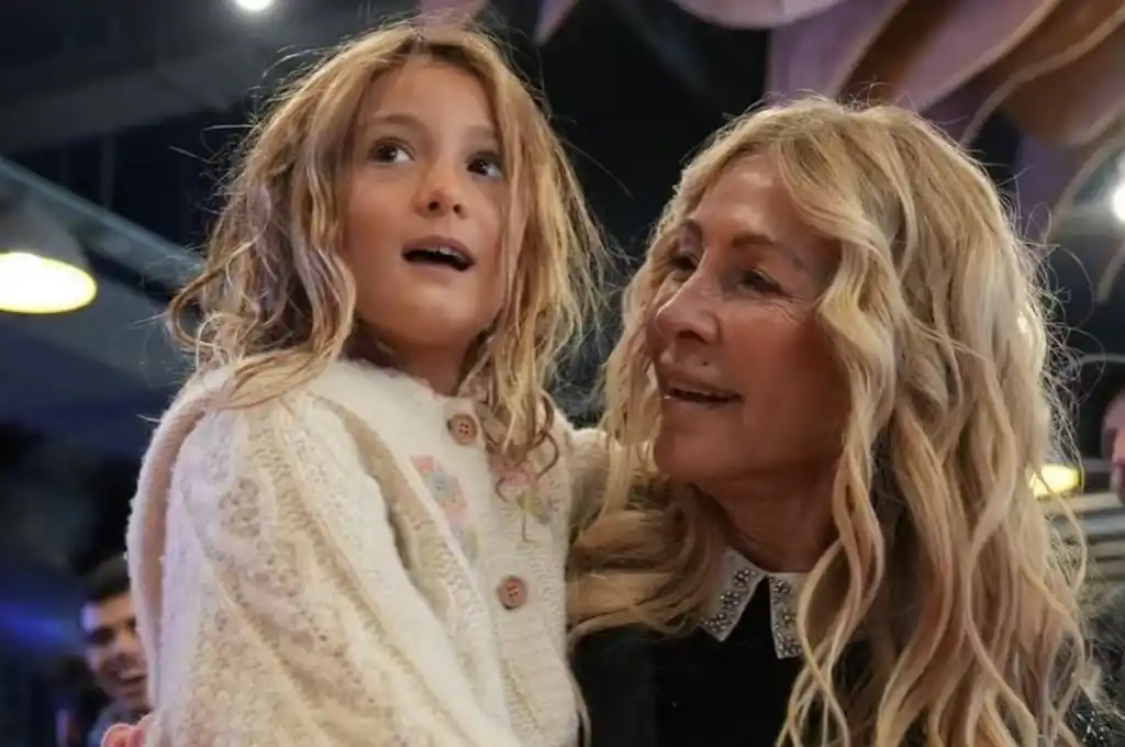 cris morena y su nieta. (Foto: Gentilezas)
