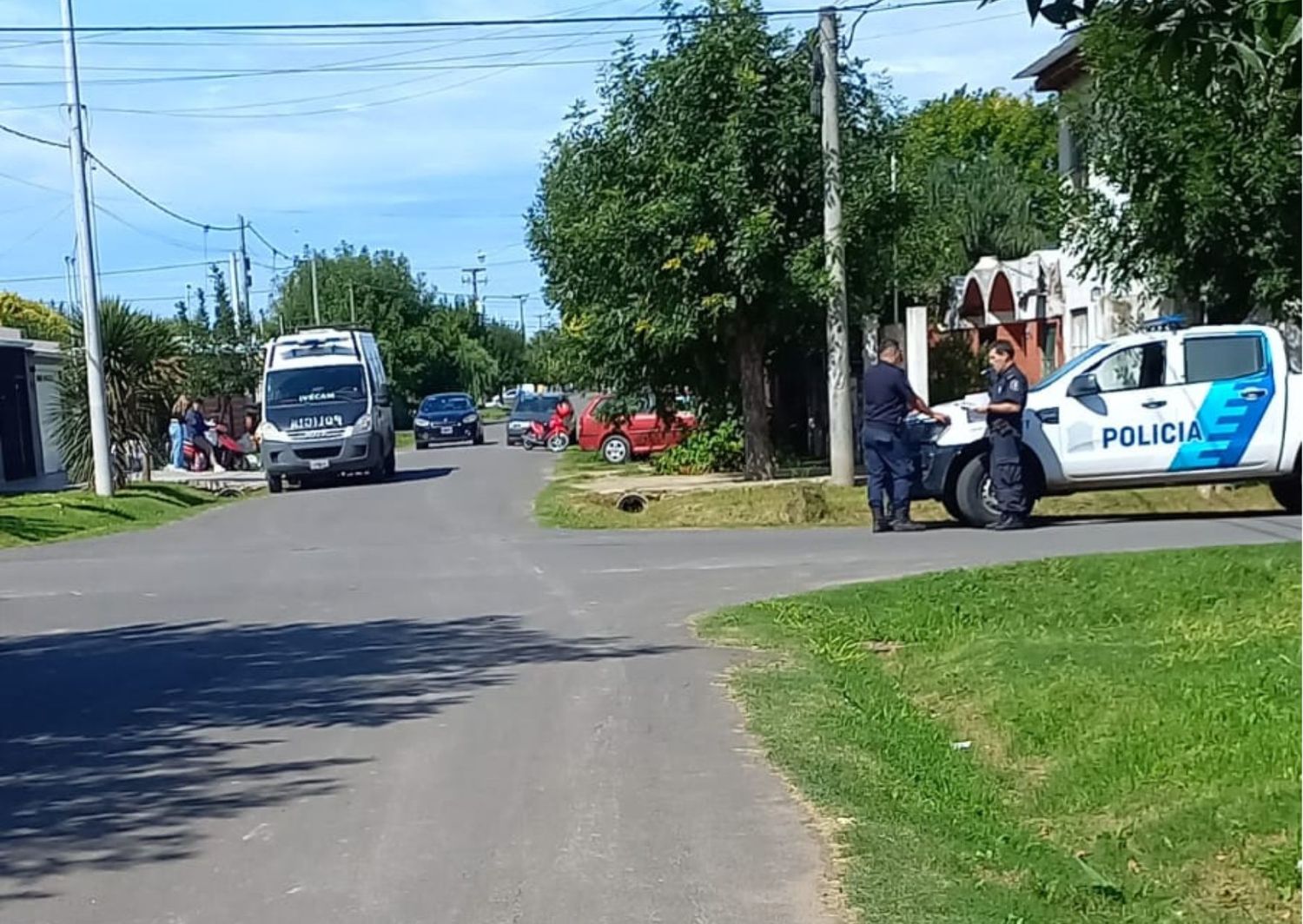 Momentos después del accidente. Foto: La Opinión.