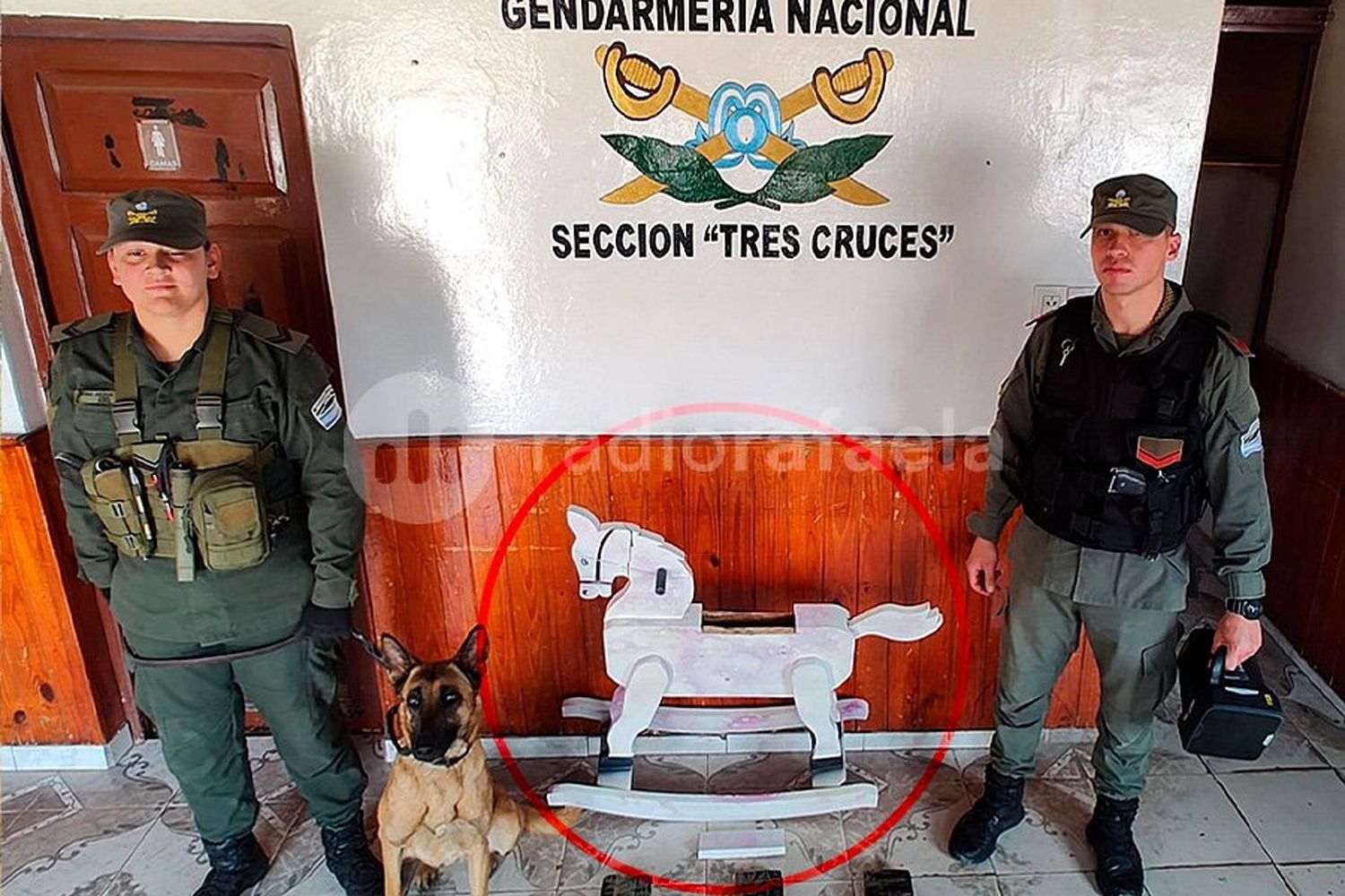 Operativo “Troya”: Gendarmería secuestró cocaína escondida dentro de un caballo de madera