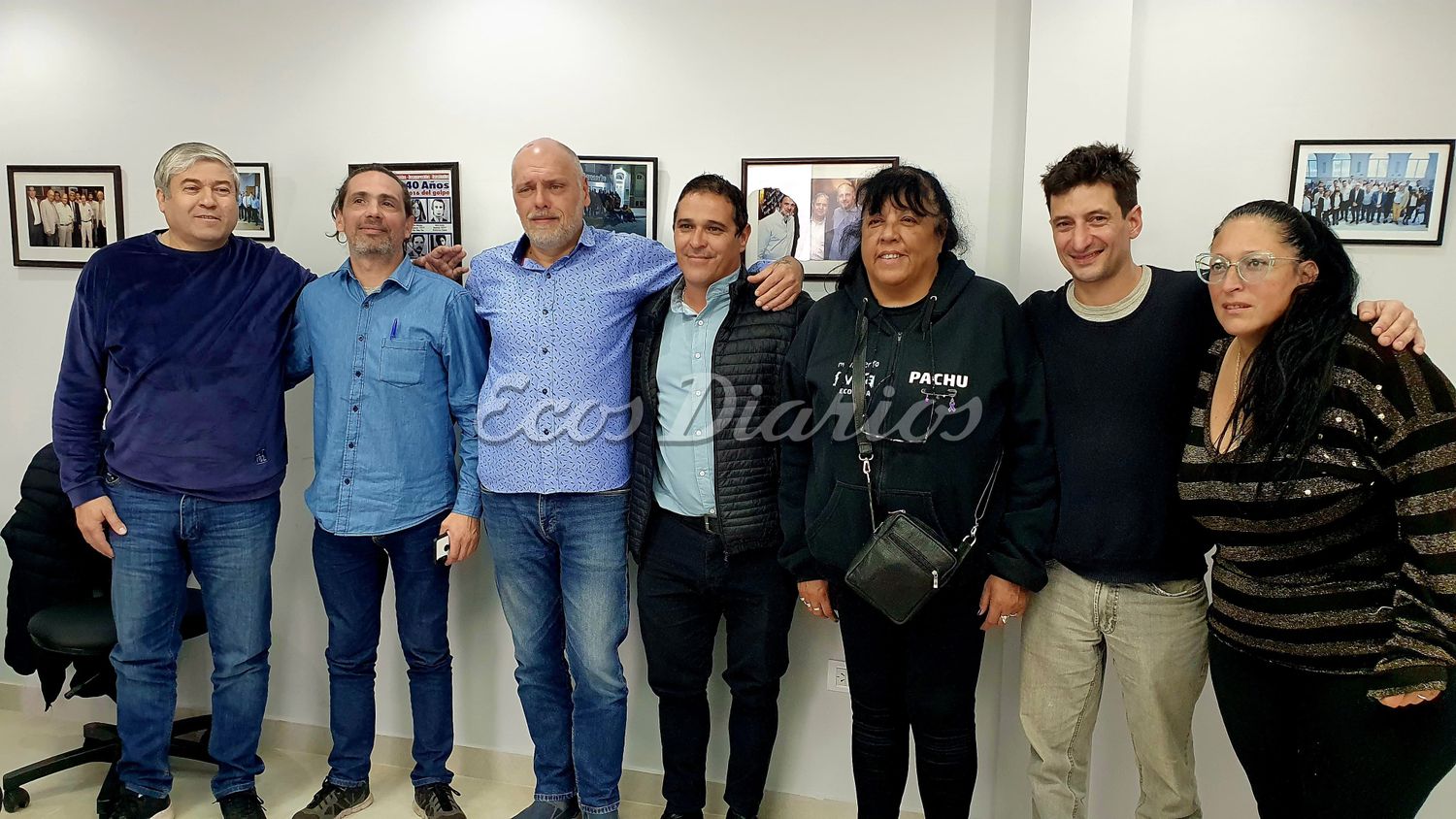 Todos Unidos. Gremios y Sindicatos en plan de lucha, codo a codo, ante las medidas del gobierno nacional.