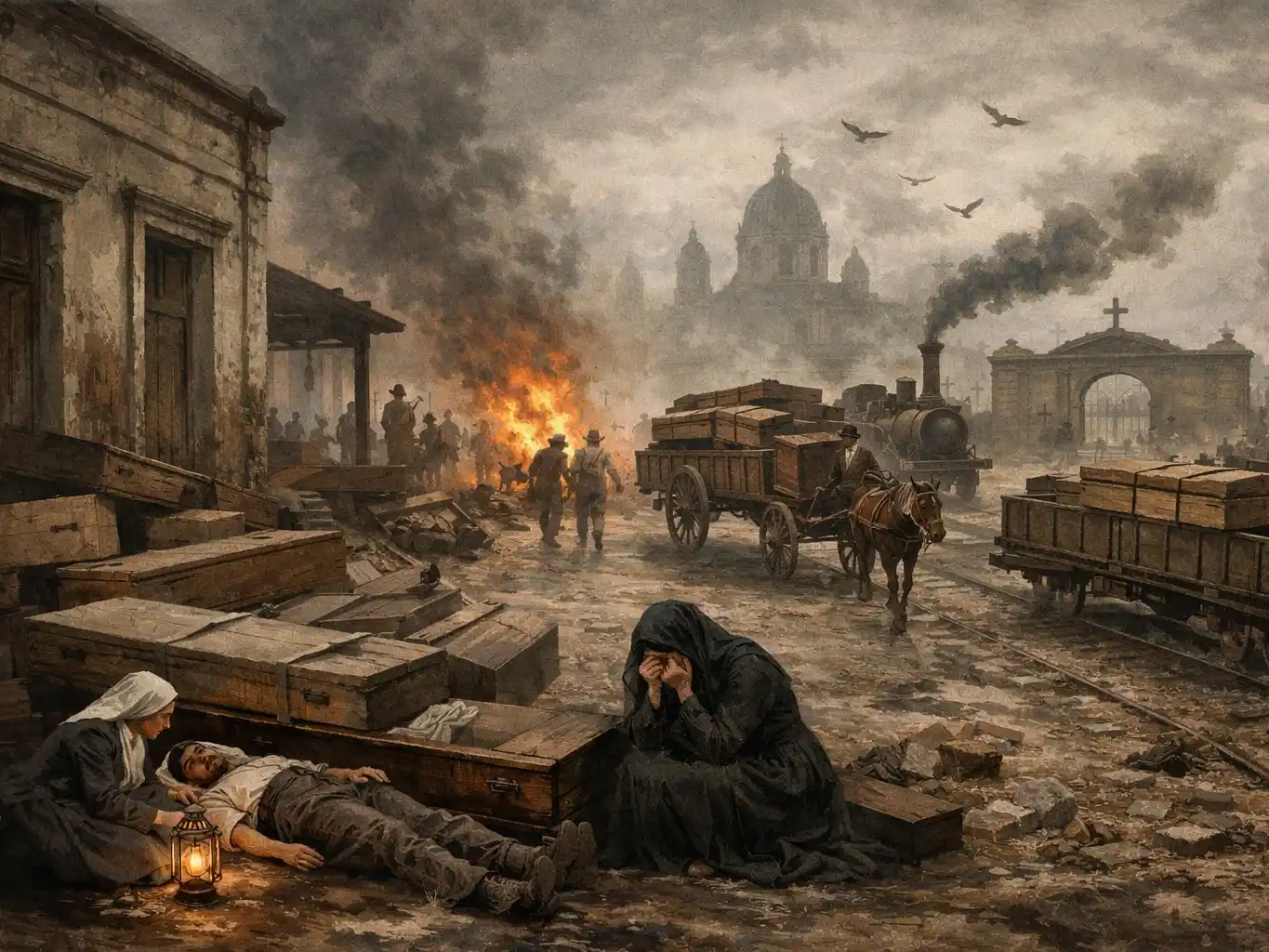 Una epidemia que desbordó hospitales, autoridades y certezas.