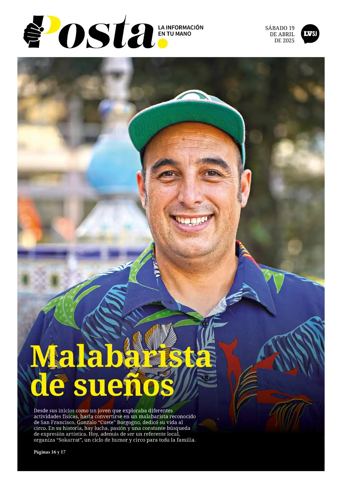 tapa posta 19 de abril