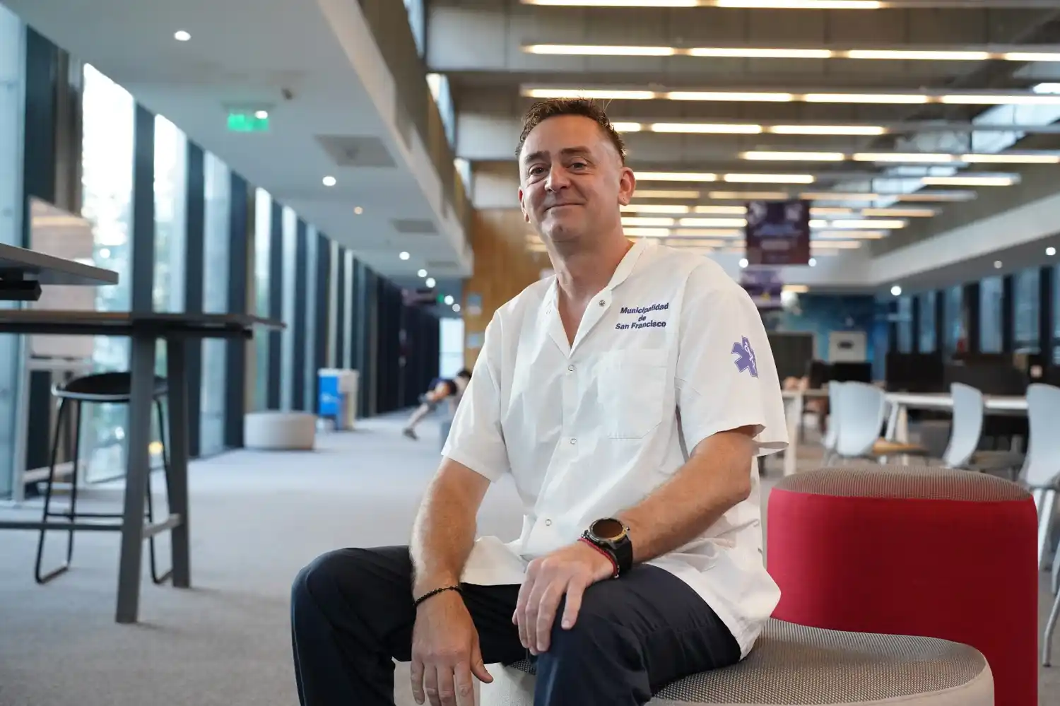 Ariel Galfré, el enfermero que enseña a salvar vidas y que transformó su dolor en compromiso.