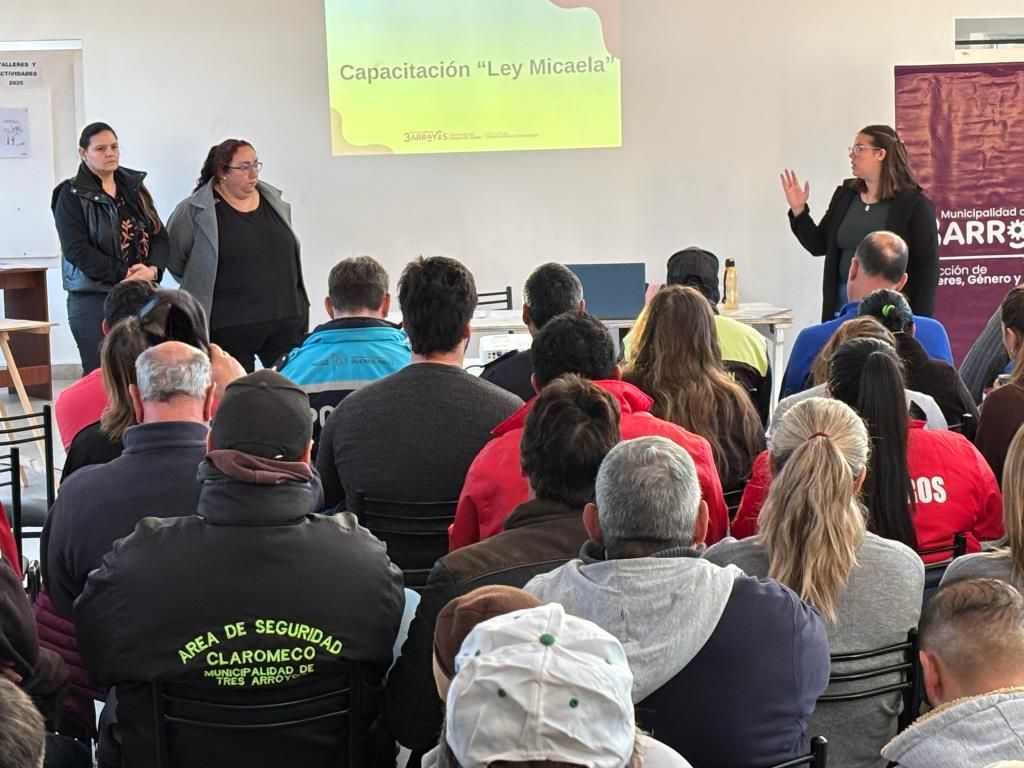 Realizaron capacitación sobre la Ley Micaela en Claromecó