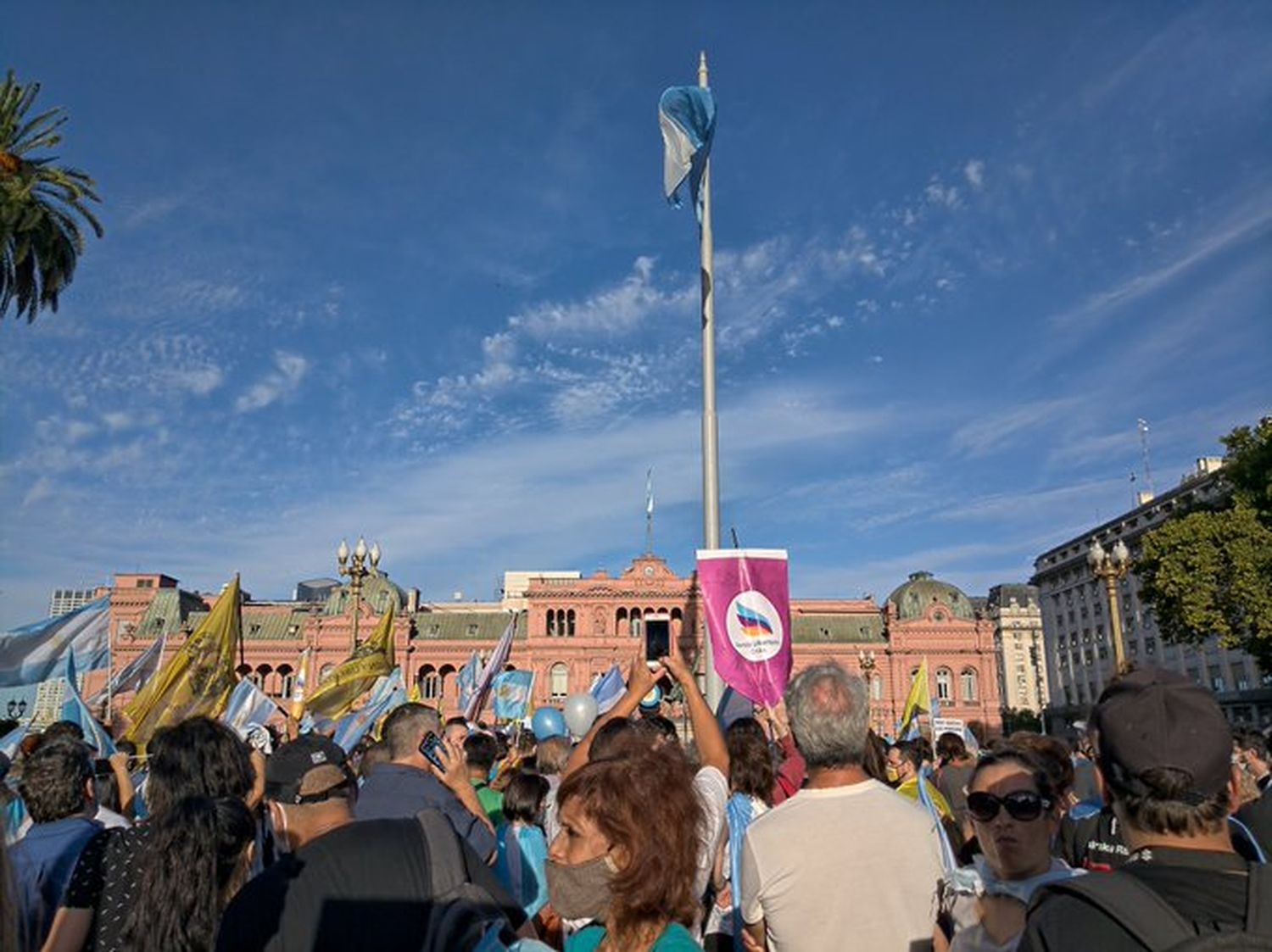 Vacunación VIP: Movilización y protestas en todo el país contra el Gobierno de Alberto Fernández
