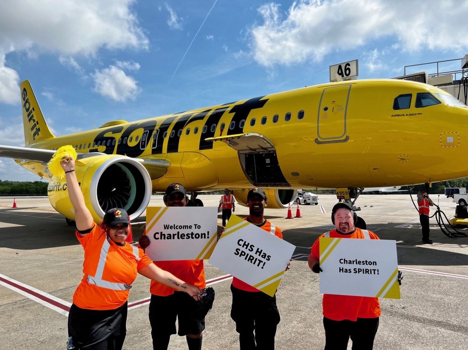 Spirit Airlines comenzó sus vuelos a Charleston 