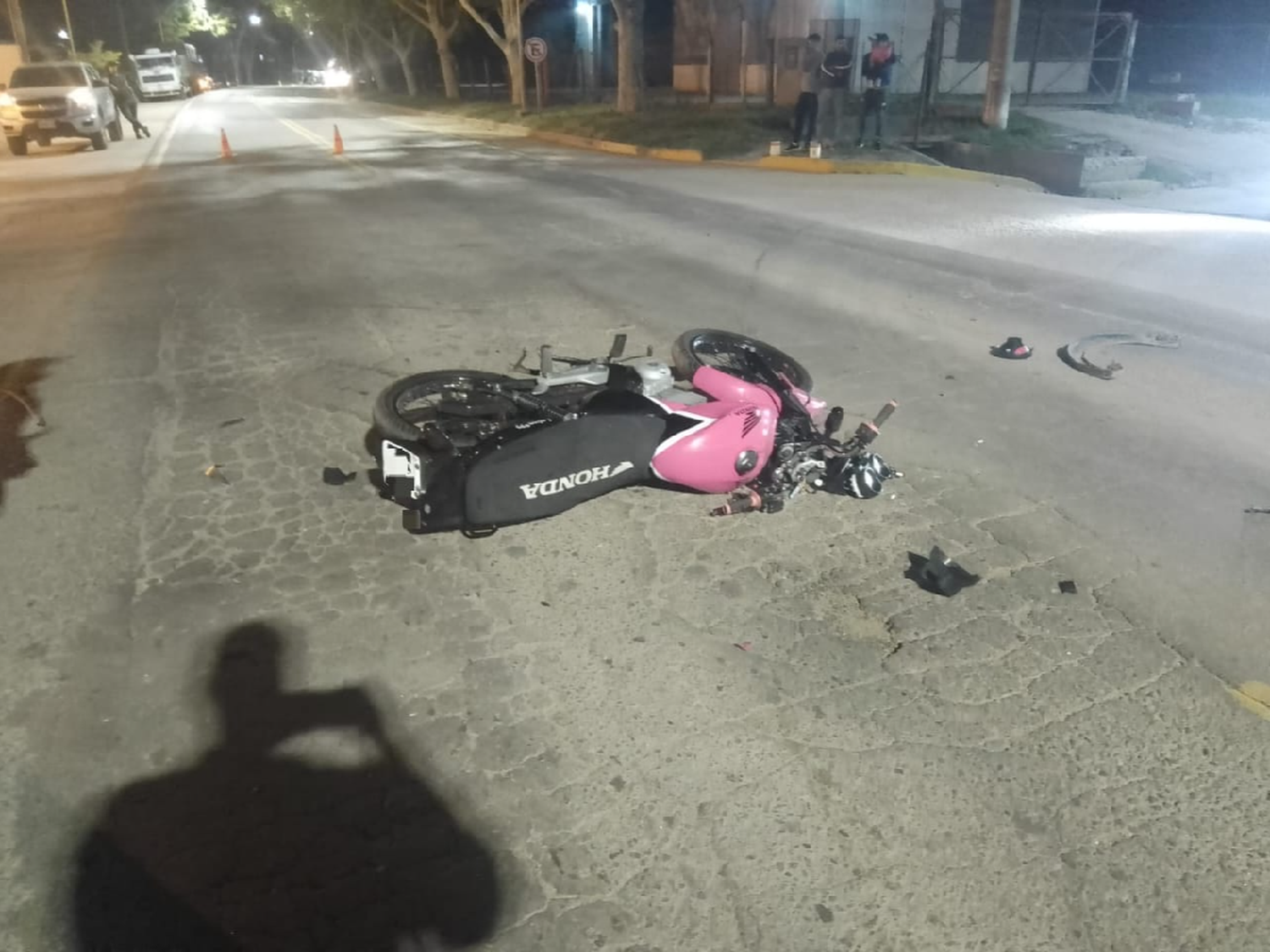 Sacanta: un motociclista herido tras chocar contra una camioneta