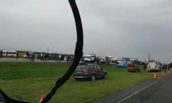 Dos operarios de Atucha muertos tras choque en Ruta 9 altura Lima