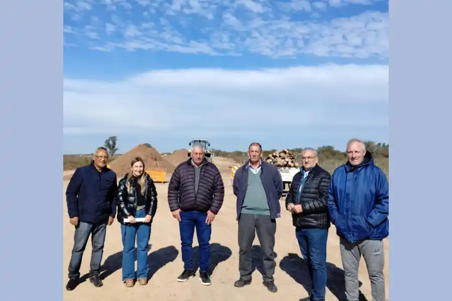 Calvo, Perotti y Morel recorrieron la Ruta 70S