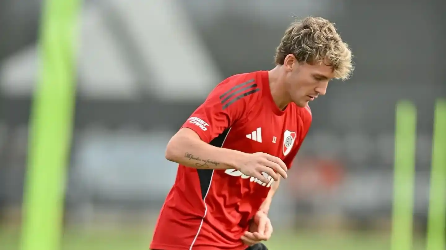 Colidio fue parte del entrenamiento de River.