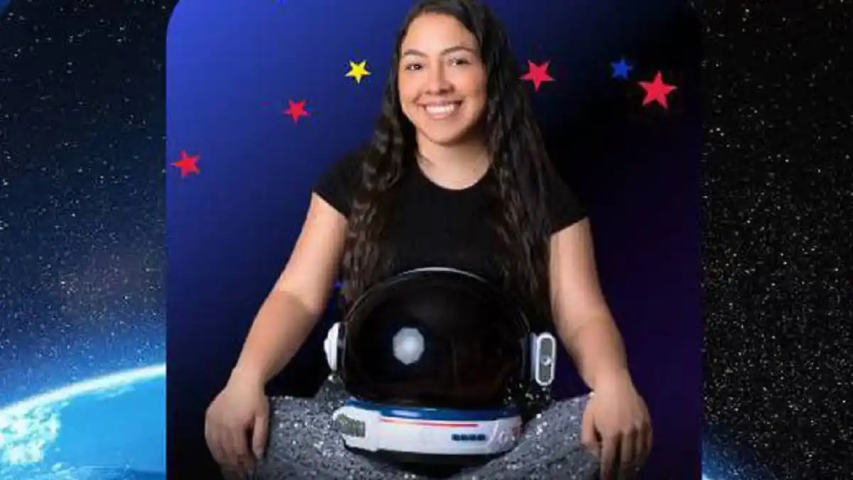 Ella es MELINA NAVA: la joven venezolana seleccionada para viajar al espacio en el 2029