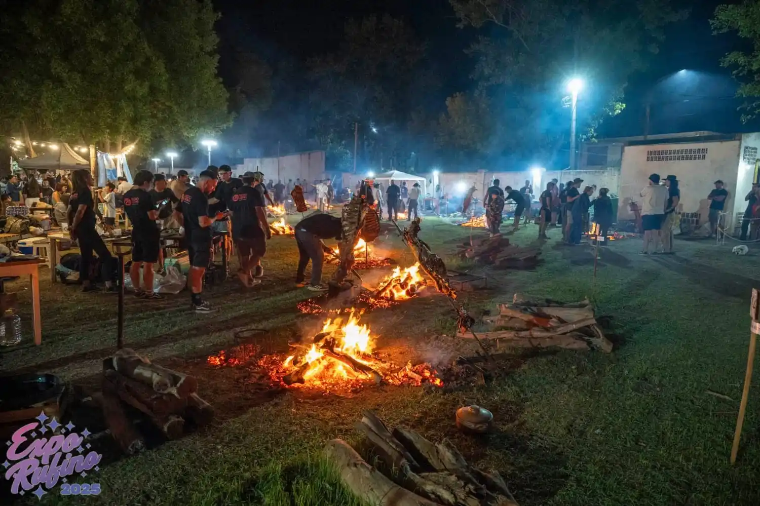 El campeonato de asadores tuvo una gran recepción durante este domingo. Foto: Gentileza.