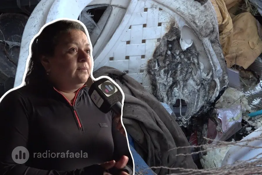 Por “una negligencia”, sufrieron un incendio en su casa y necesitan ayuda: “Fue una desgracia con suerte”